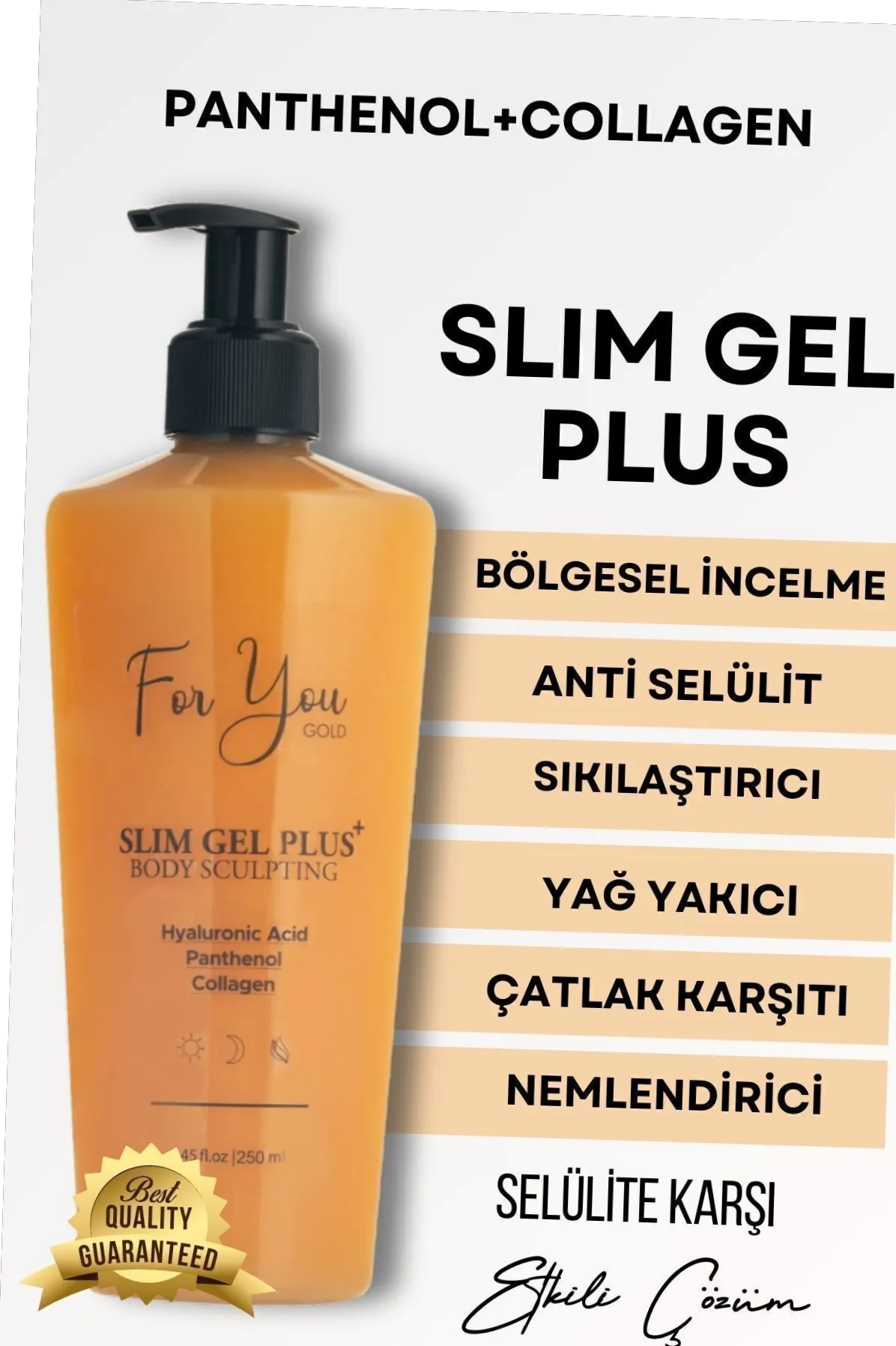 For You Gold Slim Jel Plus İncelemesi: Bölgesel İncelme ve Sıkılaştırıcı Etki