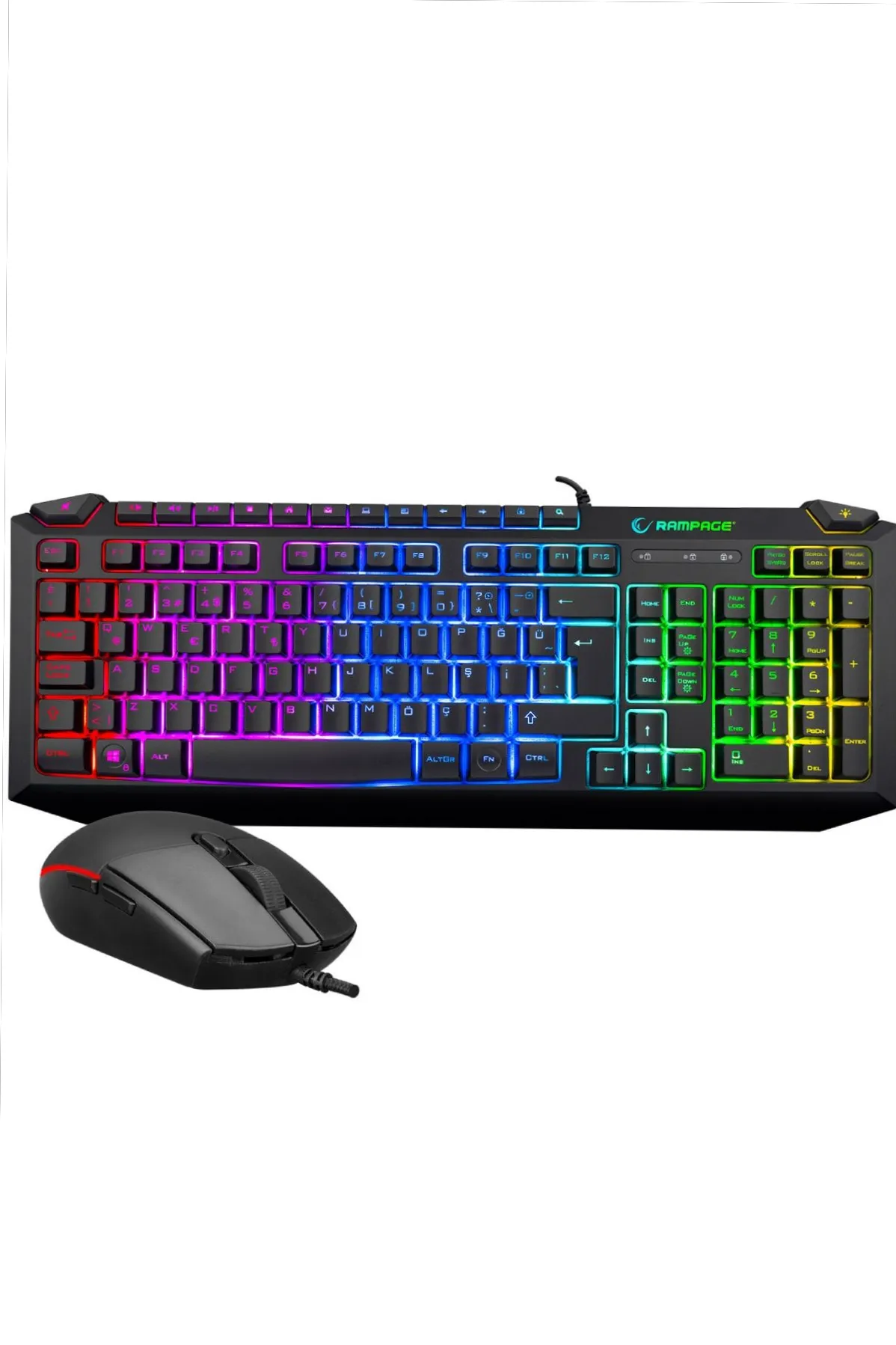 Rampage KB-R310 İncelemesi: Gökkuşağı Aydınlatma ve Ergonomik Tasarım